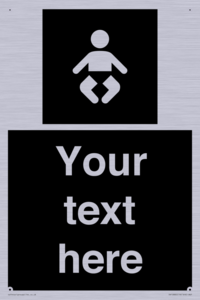 Custom information: black panel baby change